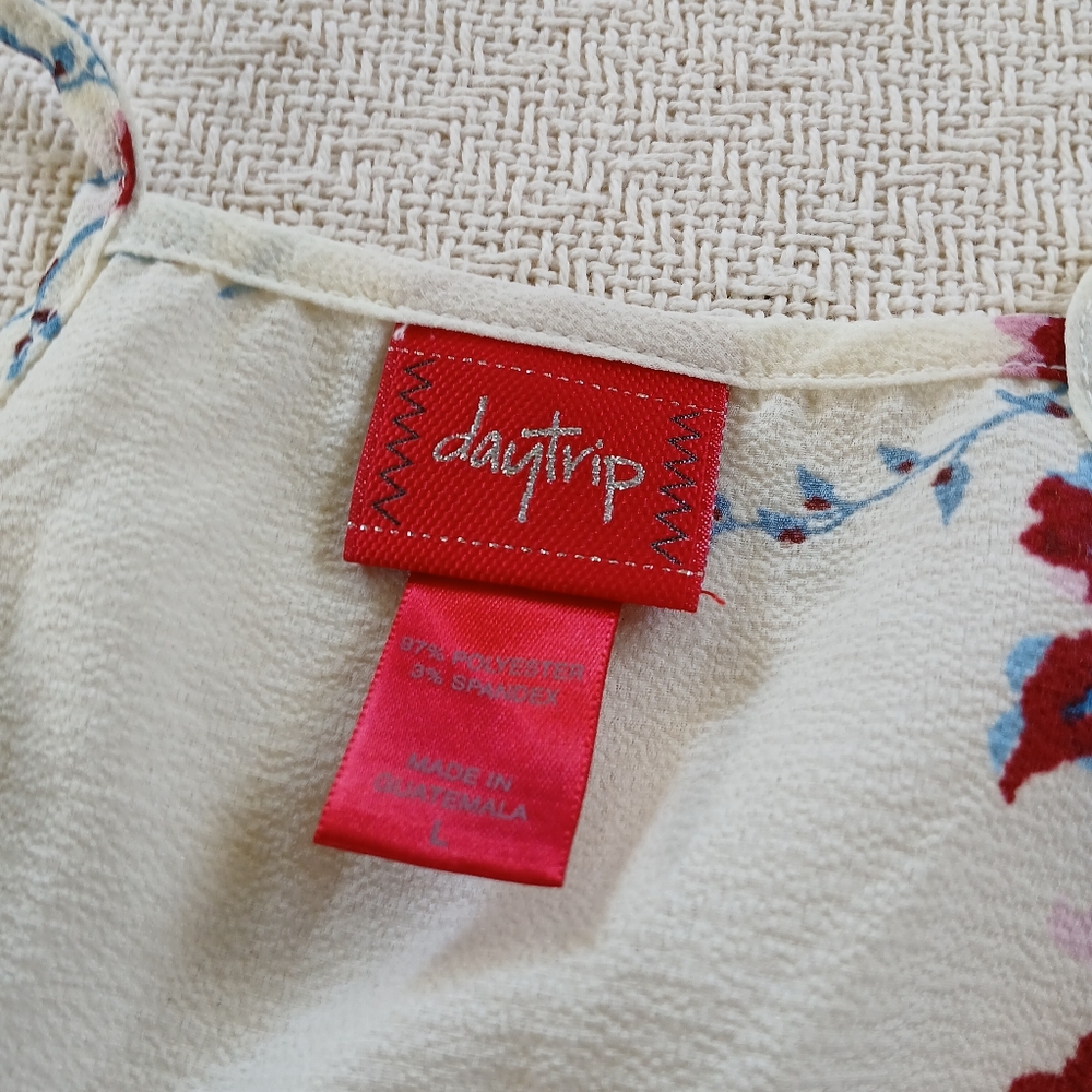 daytrip ♡ wrap floral top large boho cottagecore indie festival feminine western - Picture 3 of 4